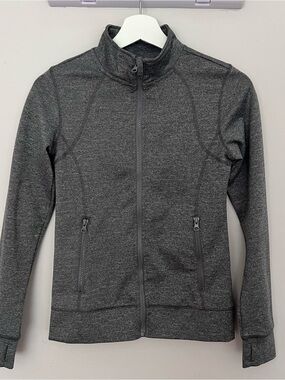 Women's Gray Full-Zip Performance Jacket